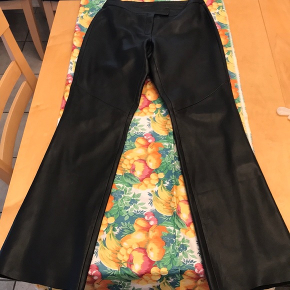 NEW LEATHER MARGARET GODFREY Sz6 PANTS - Picture 7 of 8
